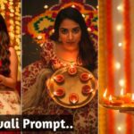 dipwali google gemini prompt saree look