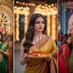 navratri gemini prompt for image generation saree