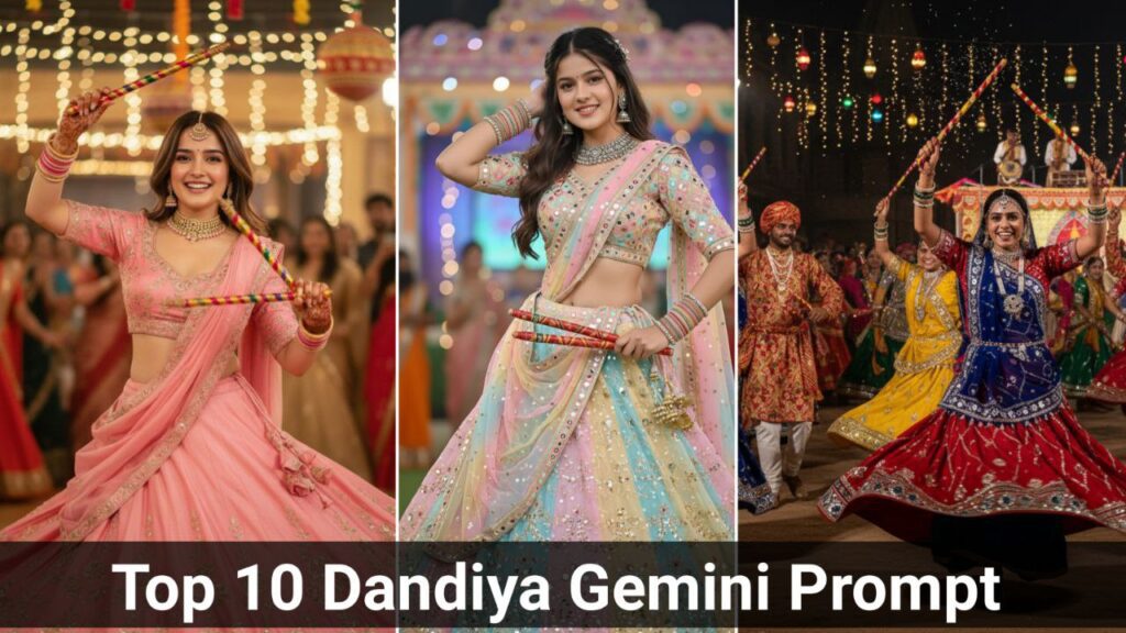 Dandiya Dance Gemini Prompts