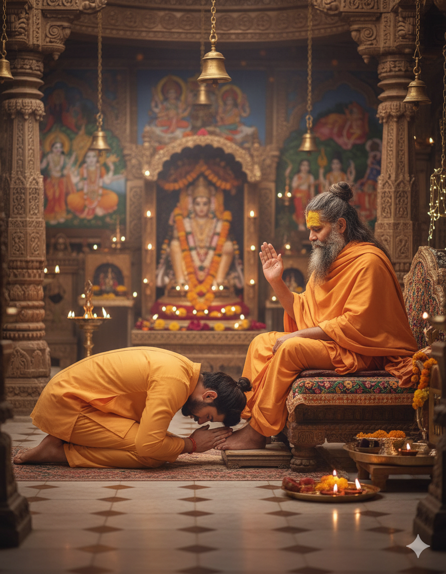 Pranam Scene Google Gemini Prompt