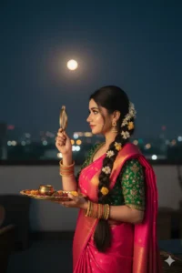 Vibrant Pink Saree Look