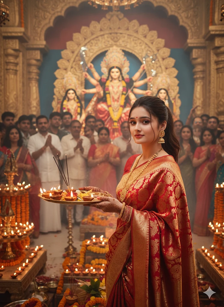 gemini prompt for image generation navratri