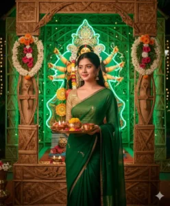 durga puja get ready with me