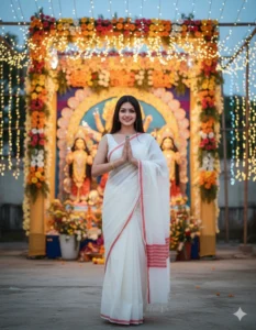 Pandal Prayer Pose google prompt