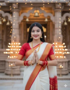 Kashful Field Saree Look saree prompt for gemini 