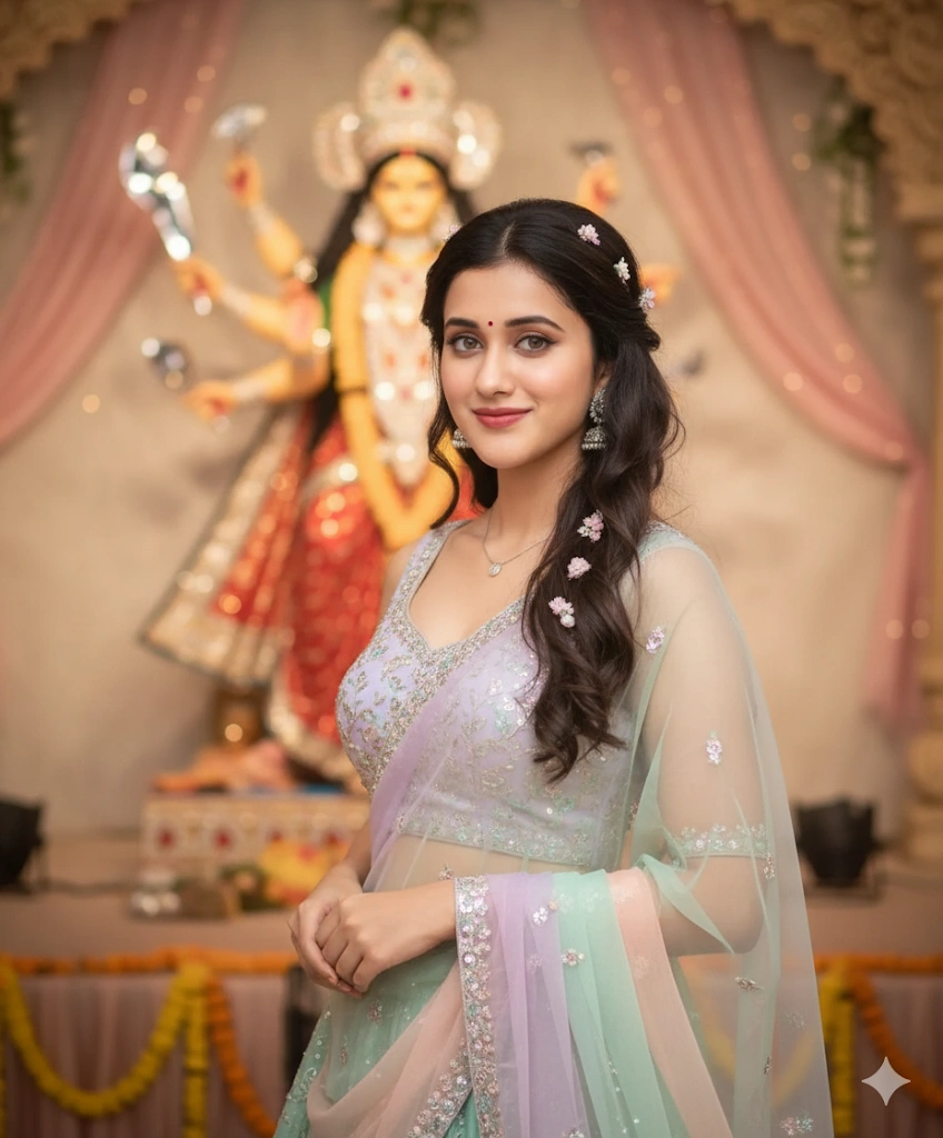 durga puja ai prompt google gemini