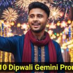 Diwali Selfie with Fireworks Google Gemini Prompt