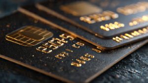 luxury credit card background with gold and black 1