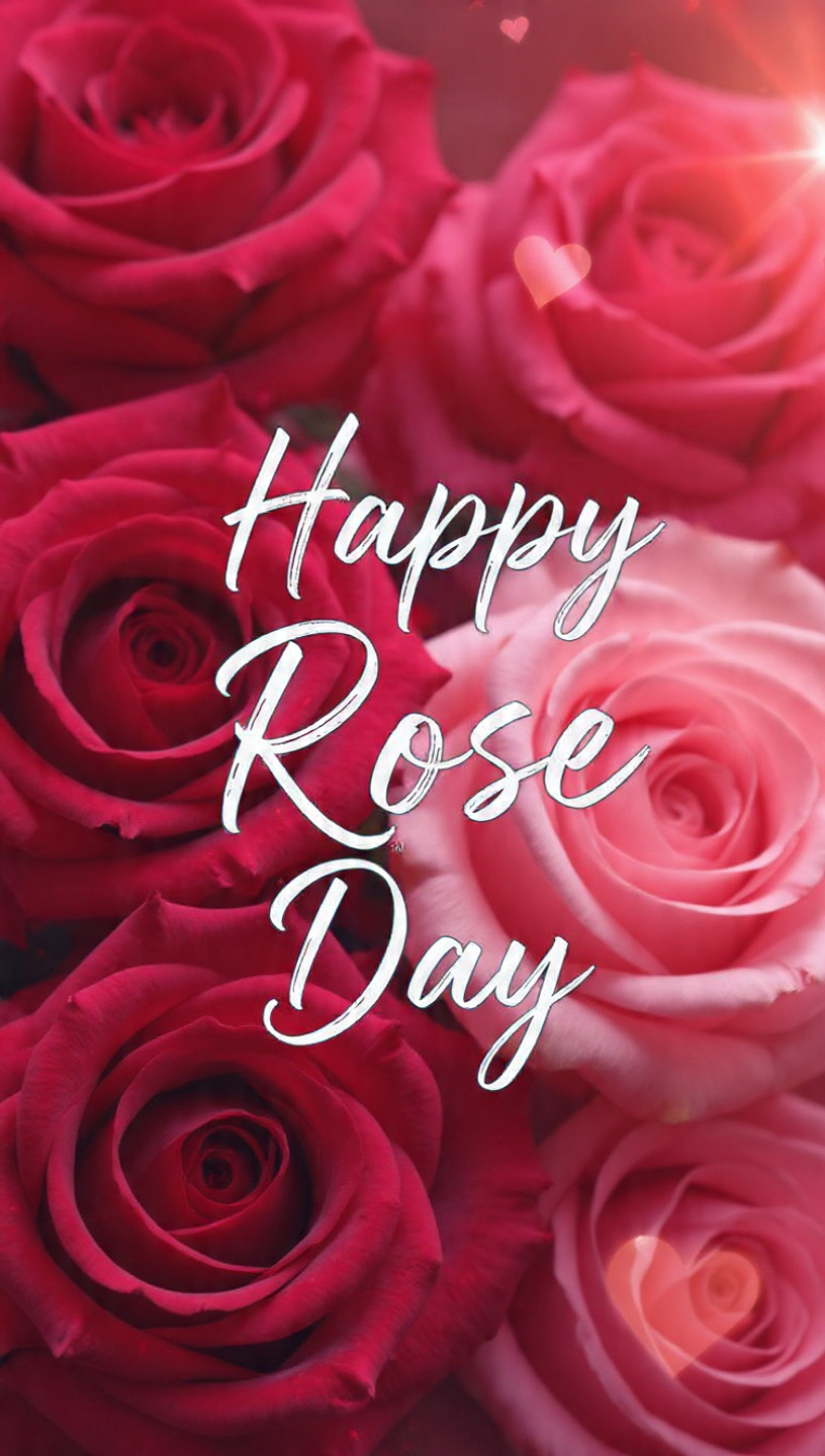 happy rose day text image romantic rose theme red 9
