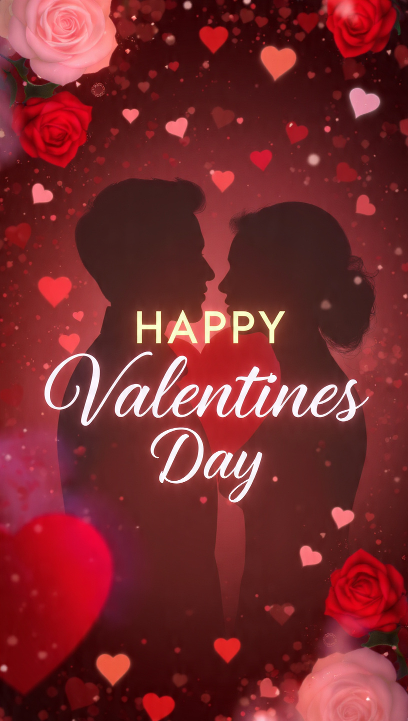happy valentines day text image with love theme ro 4