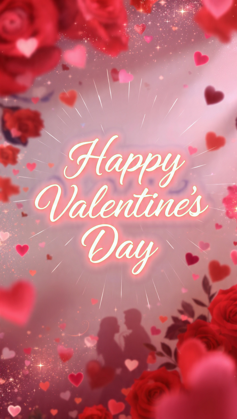 happy valentines day text image with love theme ro 5