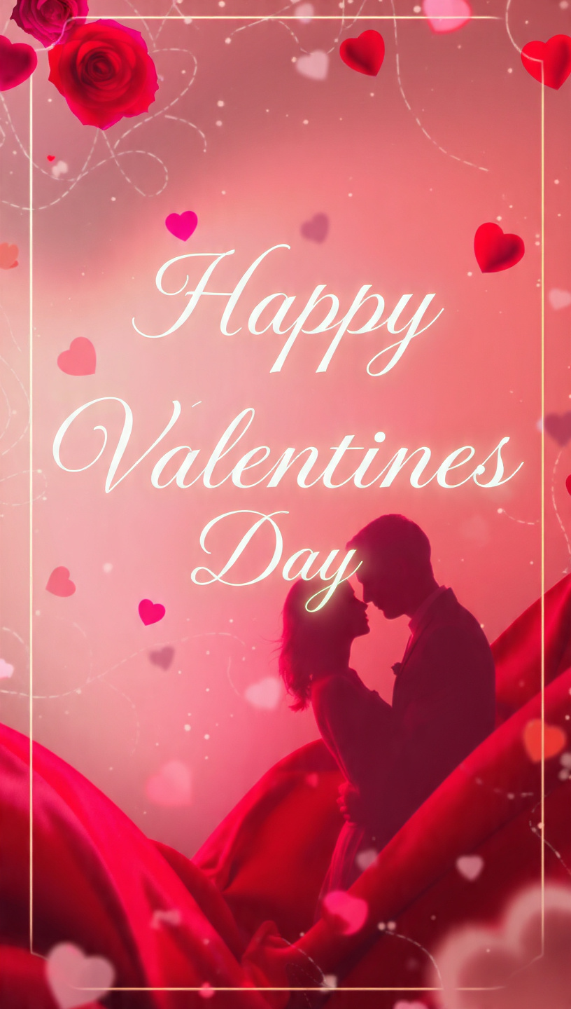 happy valentines day text image with love theme ro 7